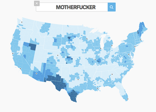 Illustration for article titled Find out Americans’ favorite swear words with this interactive map